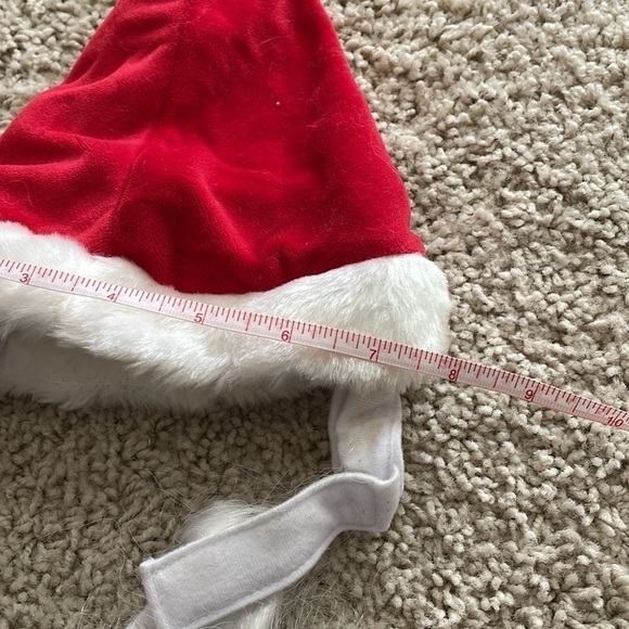 L Santa hat and beard for pets. - Picture 3 of 4